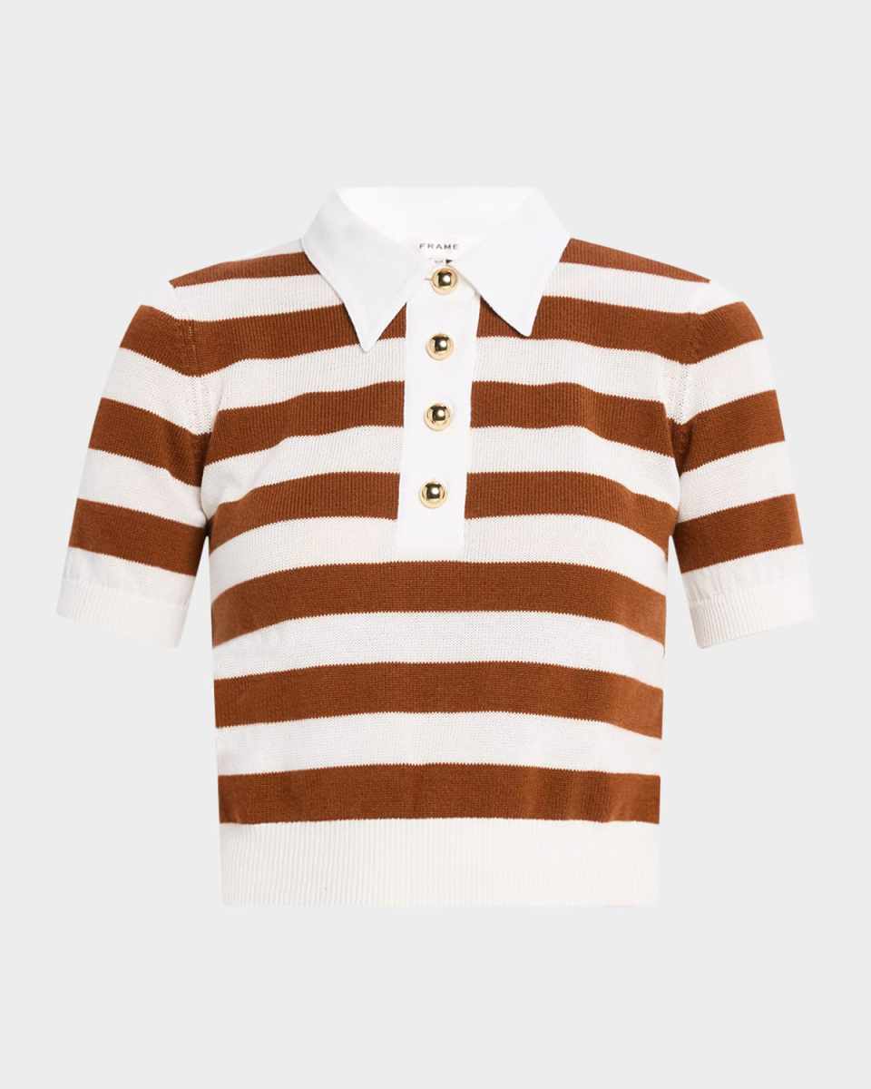 The Bold Stripe Polo Sweat